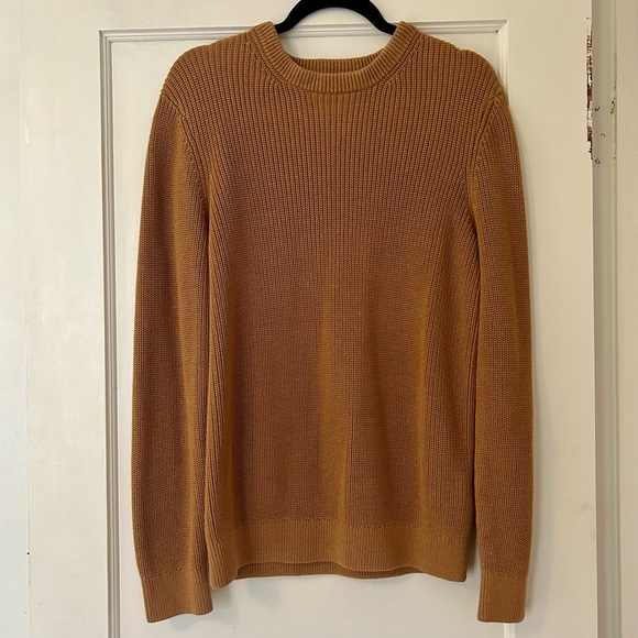 H&M Camel/ Caramel Brown Crewneck Knit Sweater - Picture 1 of 4